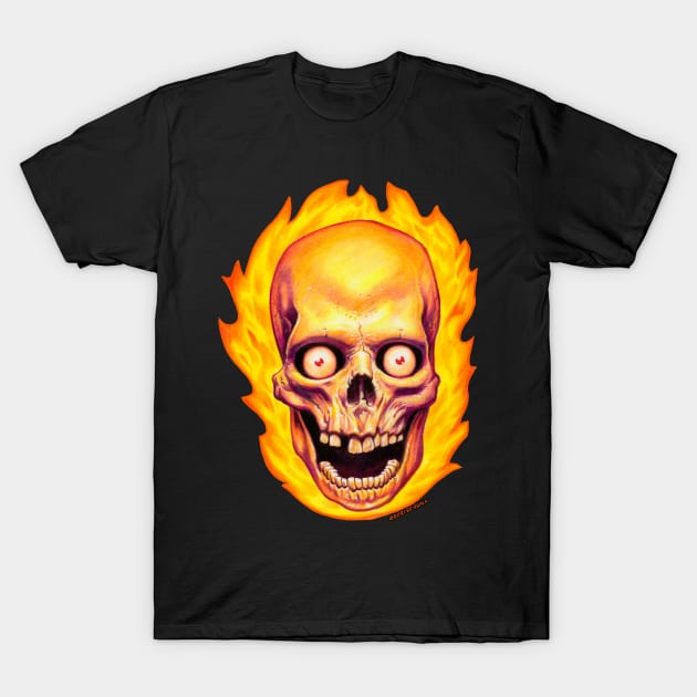 Flaming Skull